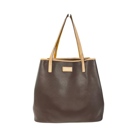 Coach Metro Tote F24341 Brown PVC Leather Trim Shoulder Bag Missing Hangtag - Picture 2 of 16